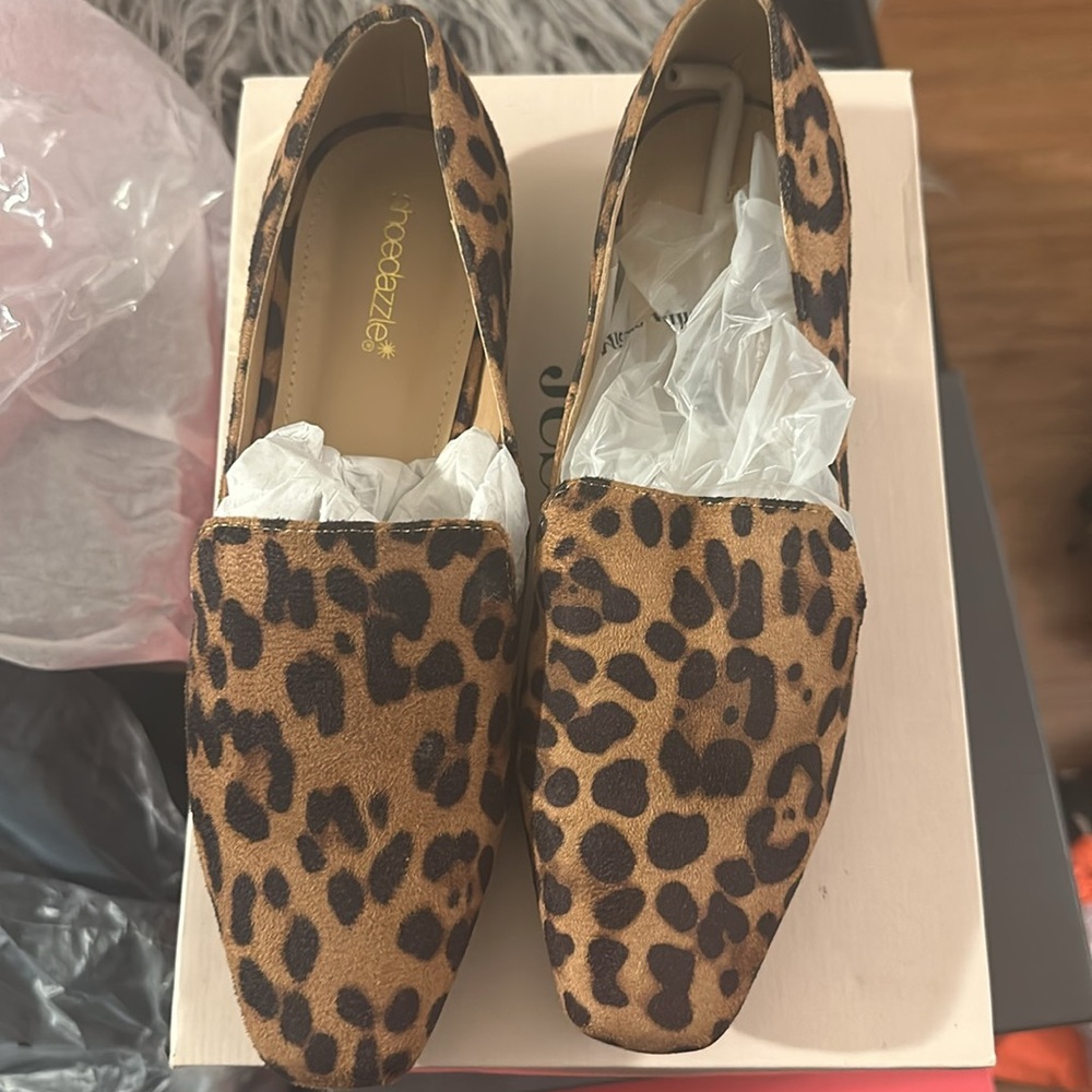 Leopard Print Loafers